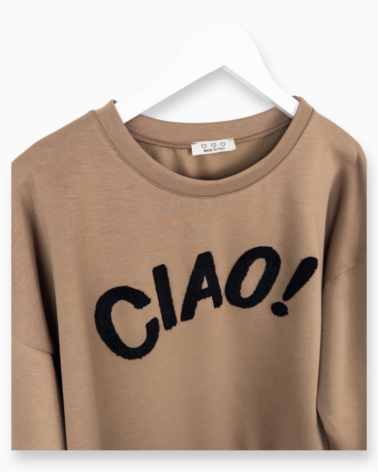 Sweatshirt Ciao hellbraun