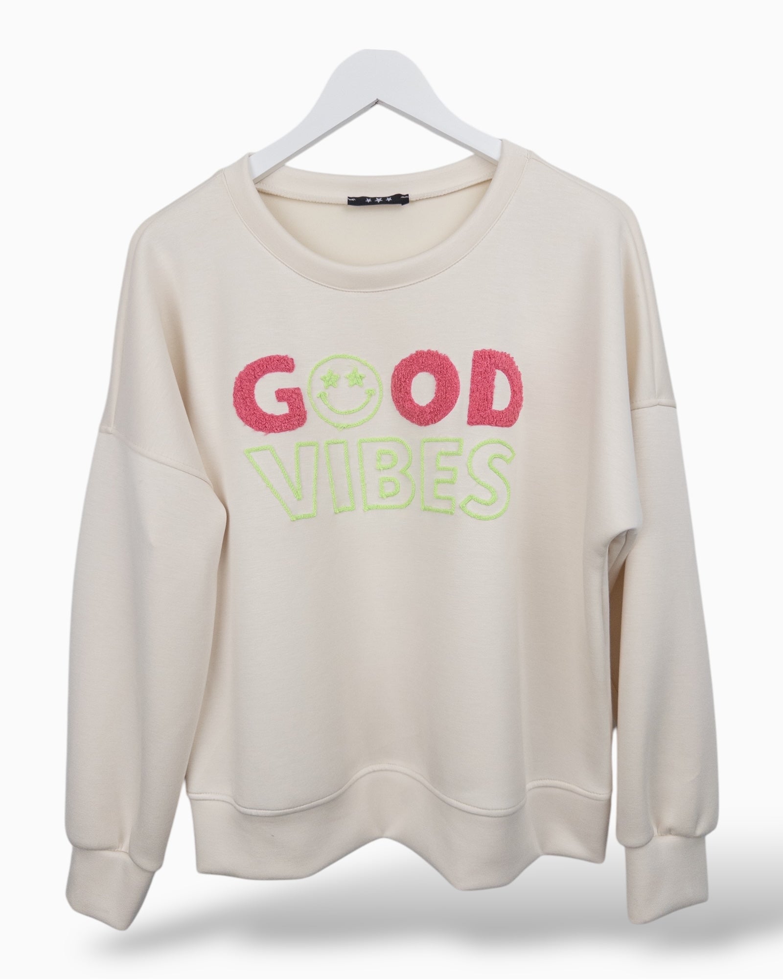 Sweatshirt Good Vibes creme