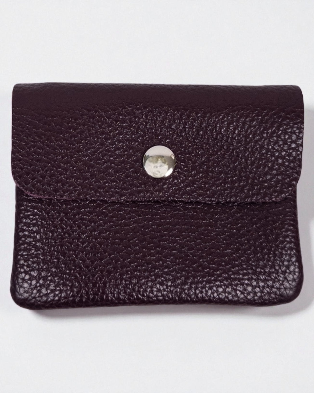 Geldbörse Leder klein berry dunkel