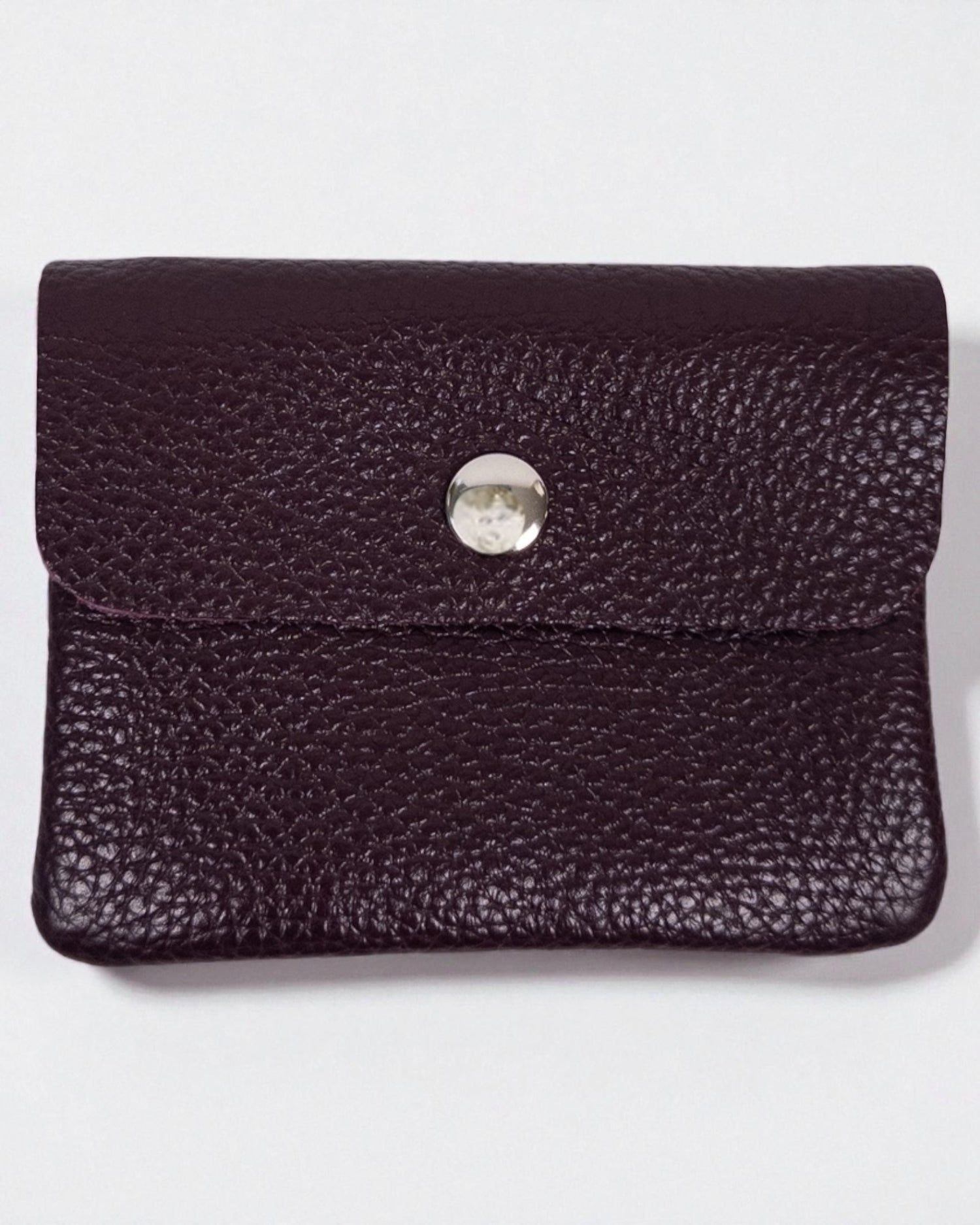 Geldbörse Leder klein berry dunkel