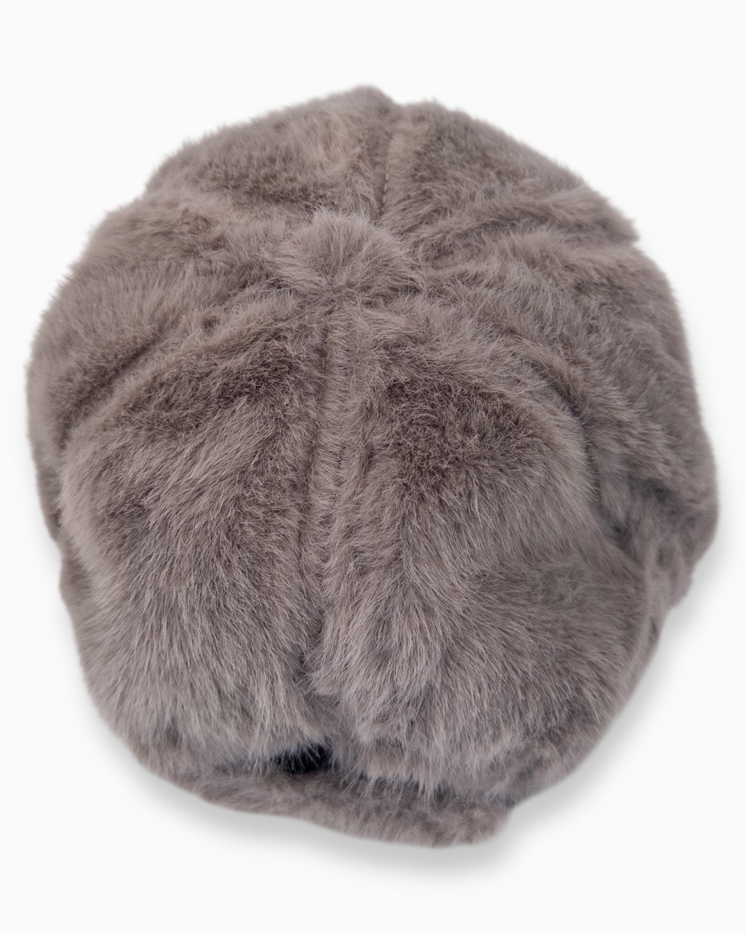 Flauschige Cap taupe