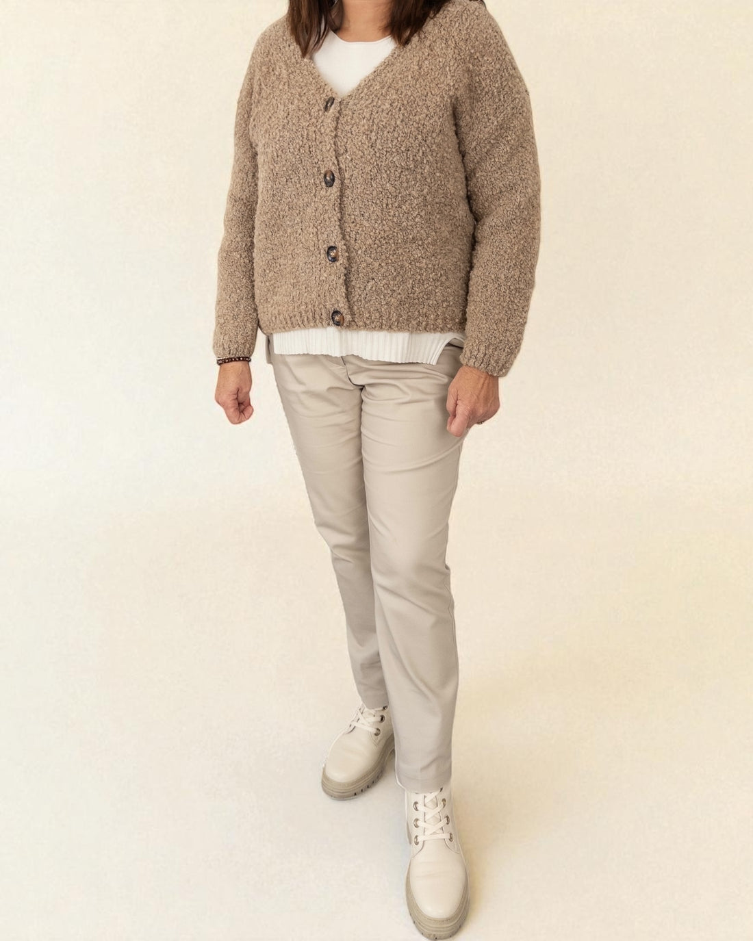 Strickjacke Maja braun