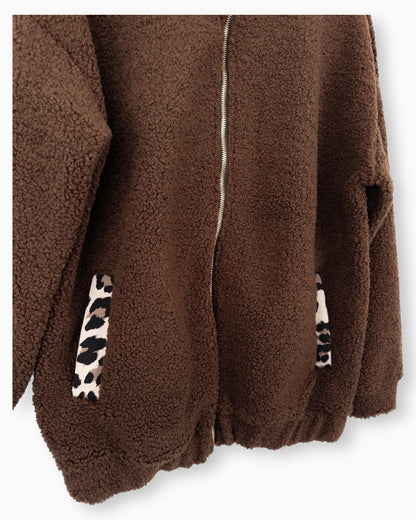 Teddy Jacke braun