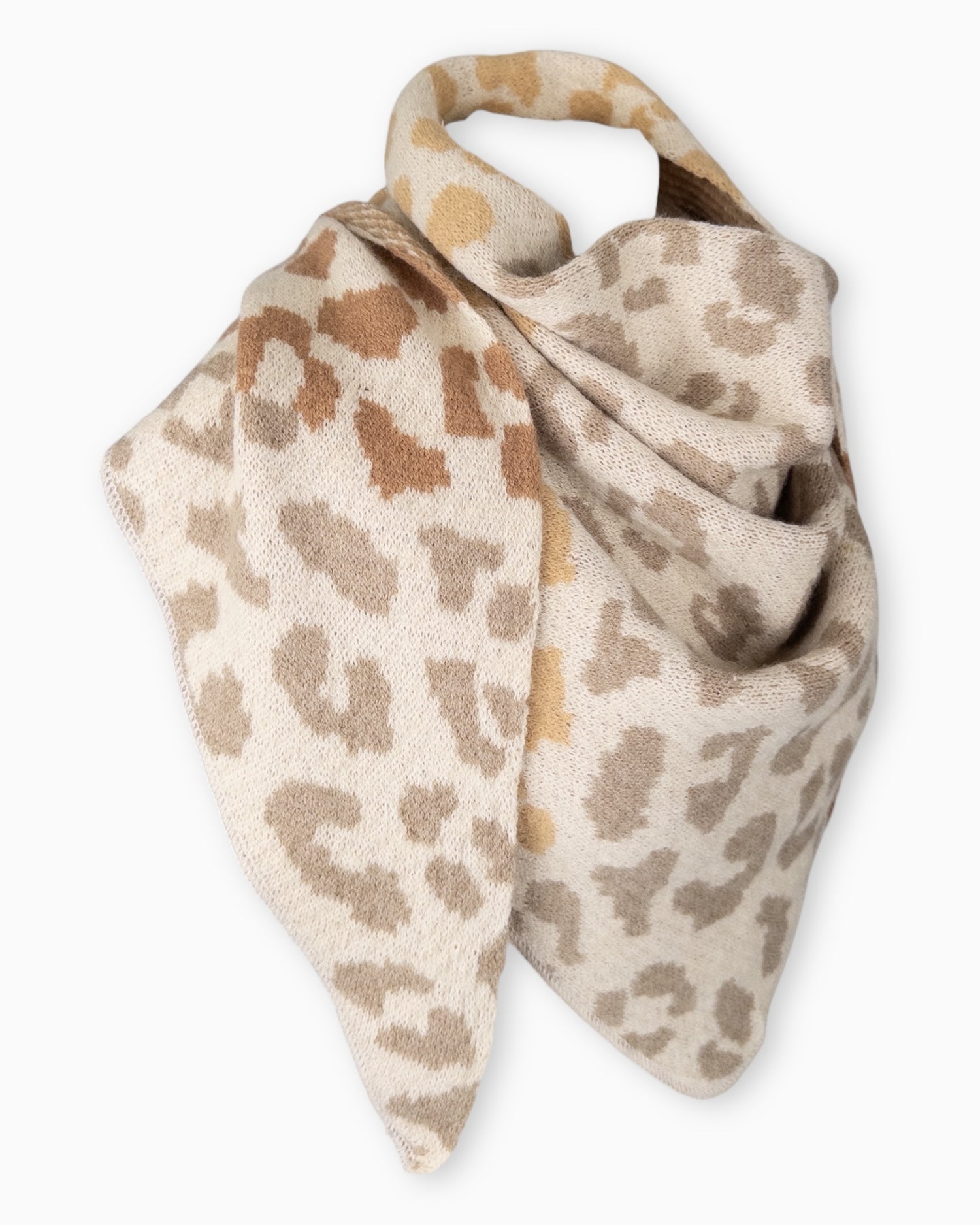 Dreieckstuch Leo sand braun