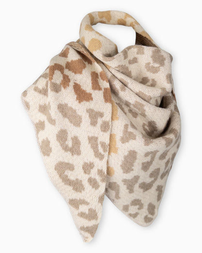 Dreieckstuch Leo sand braun