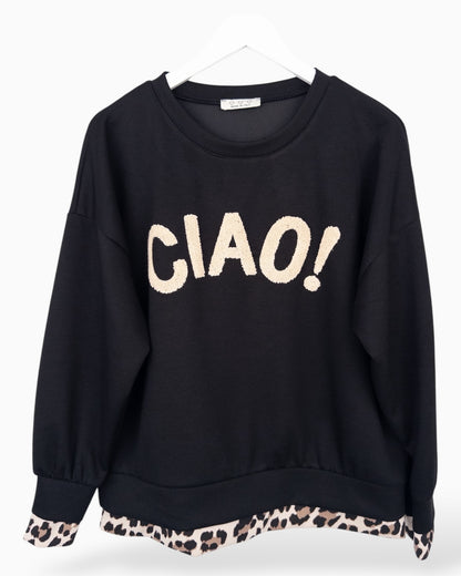 Sweatshirt Ciao schwarz