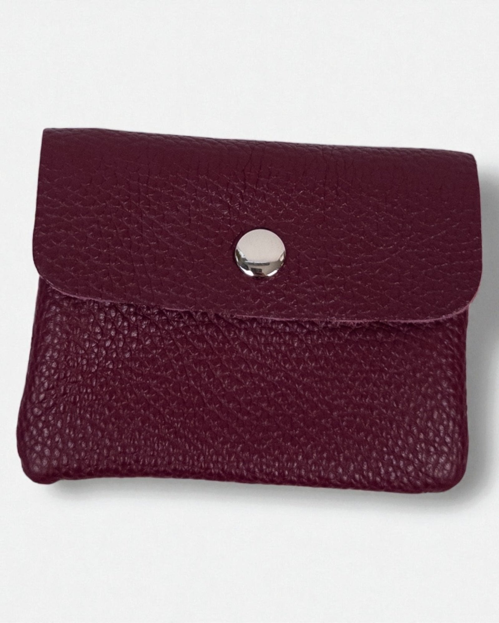 Geldbörse Leder klein berry