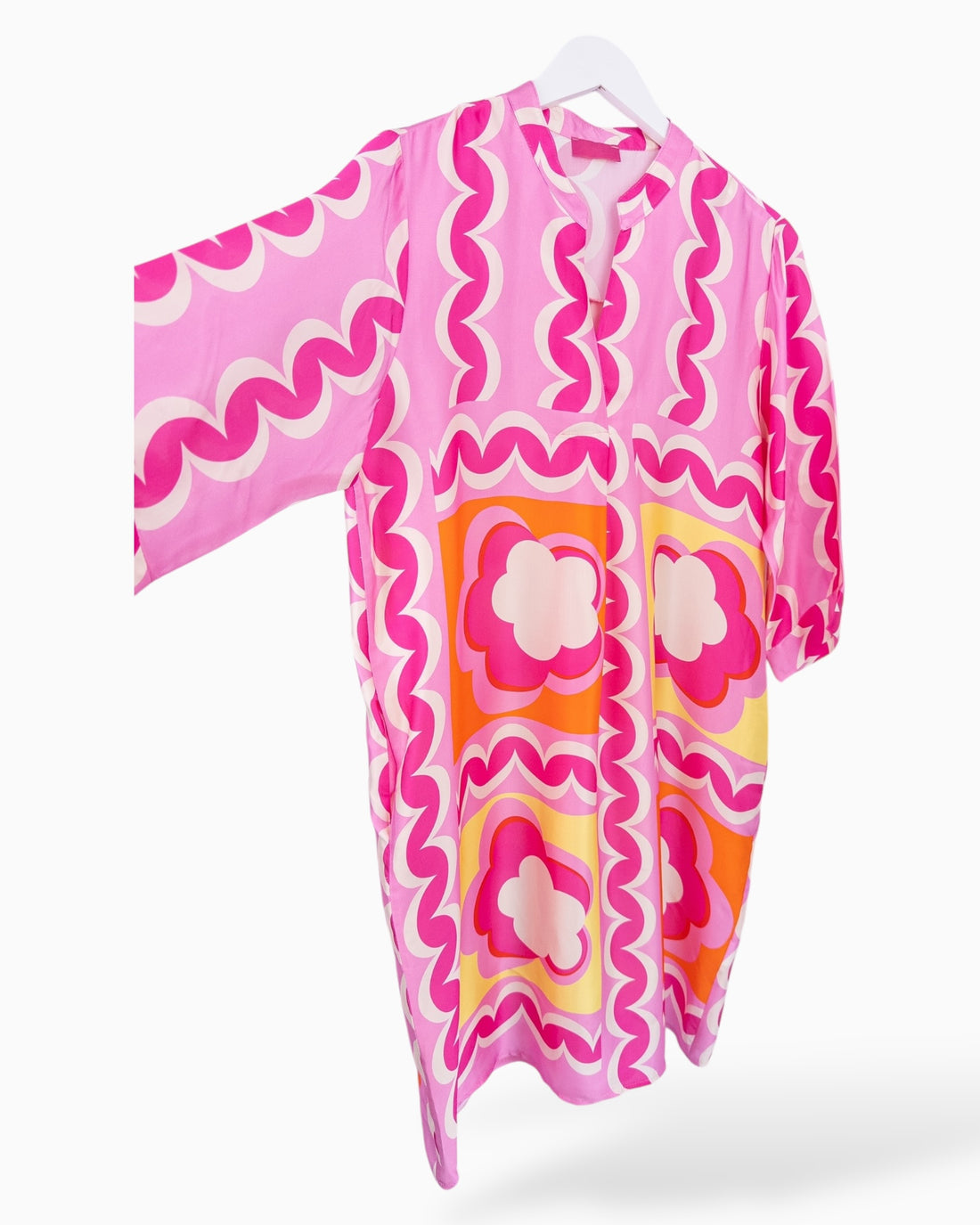 Midi Kleid rosa
