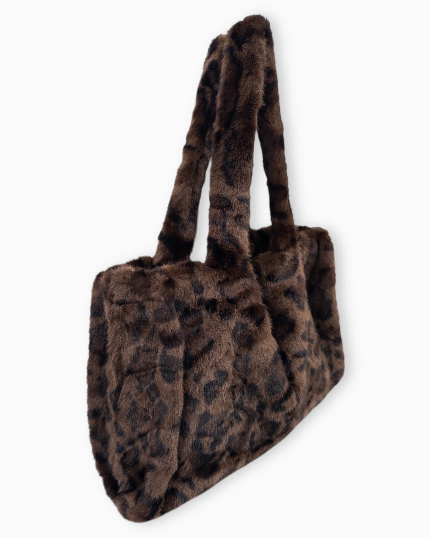 Leo Shopper in Felloptik dunkelbraun