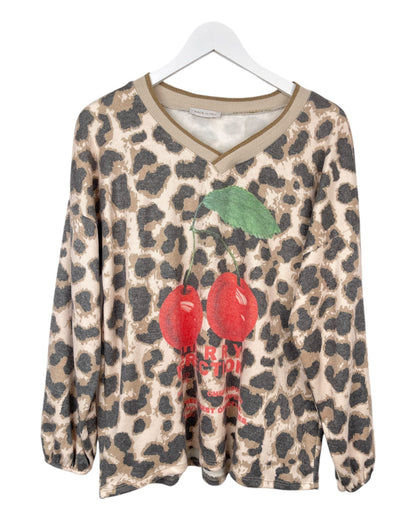 Leo Sweatshirt Cherry