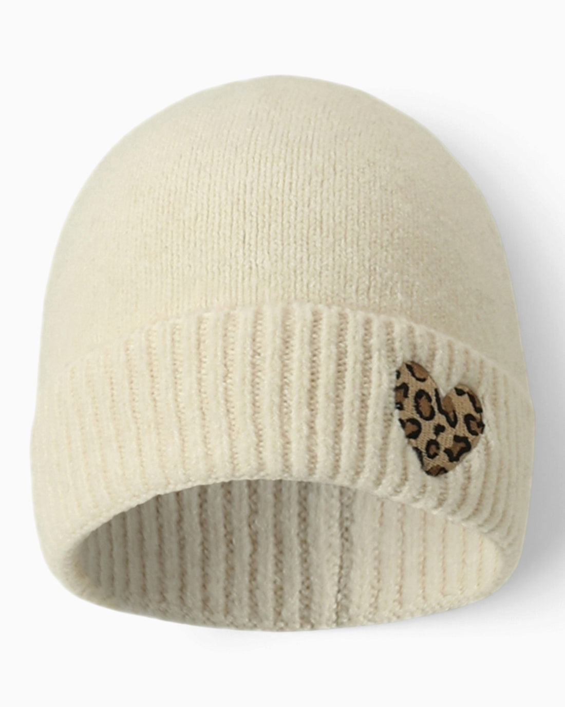 Mütze Leo Herz creme