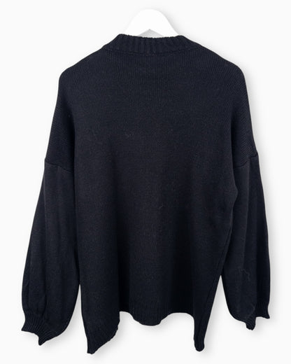 Strickpullover Copenhagen schwarz weiß