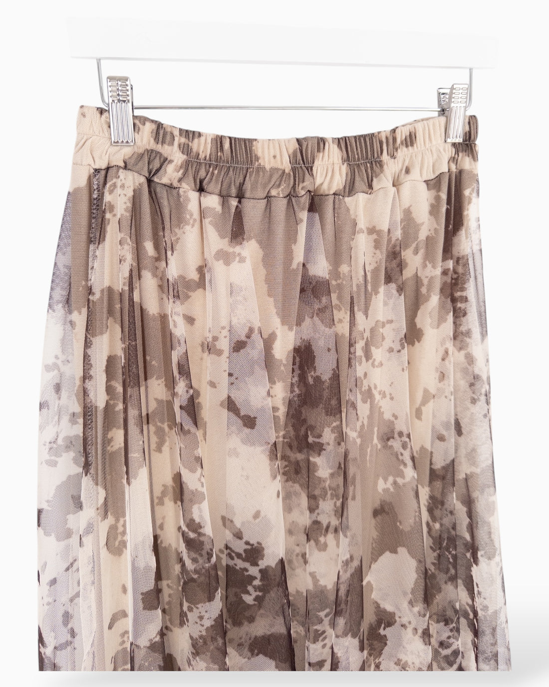 Rock Animalprint mit hellem Unterrock