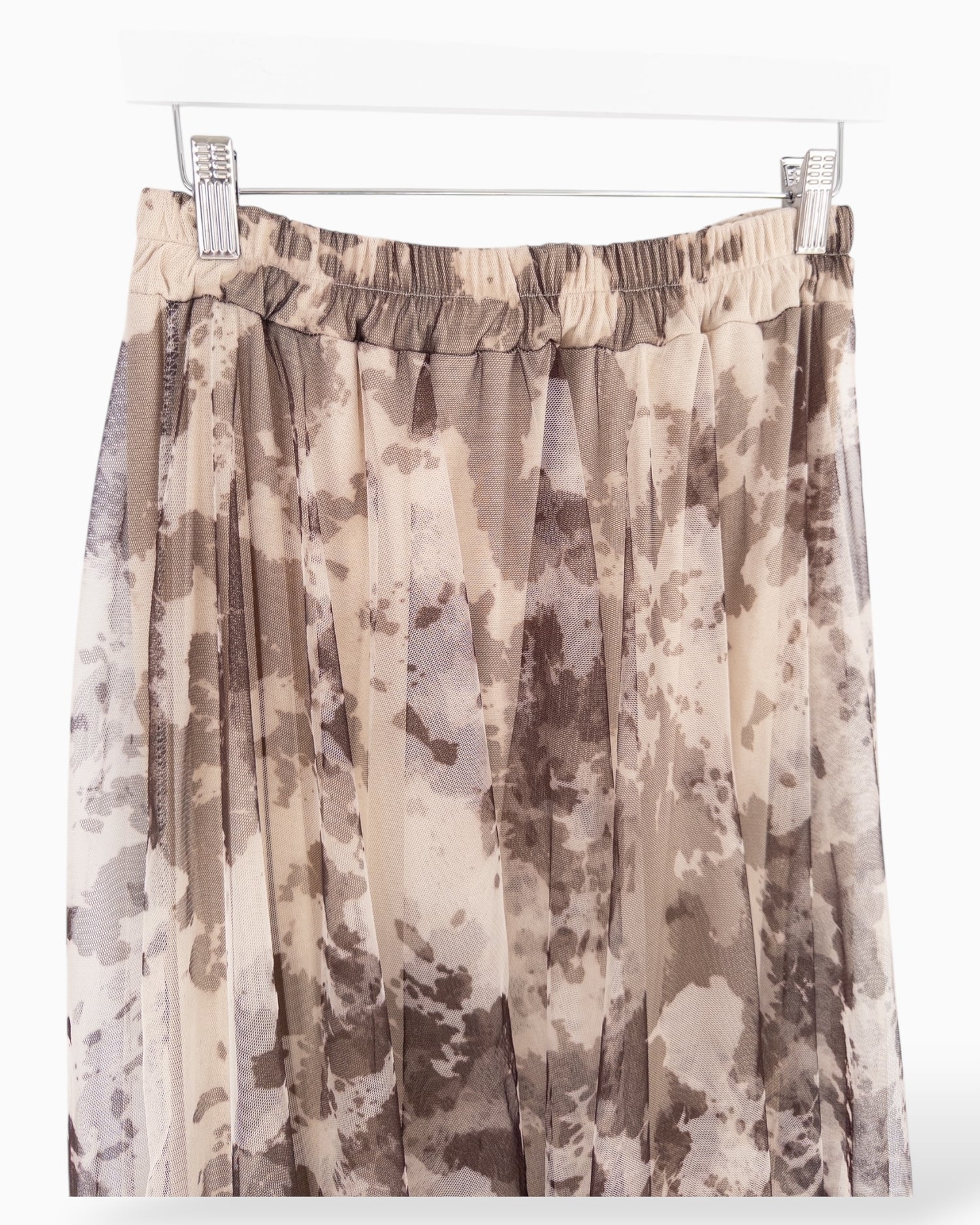 Rock Animalprint mit hellem Unterrock
