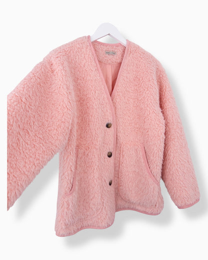 Teddy Jacke rosa