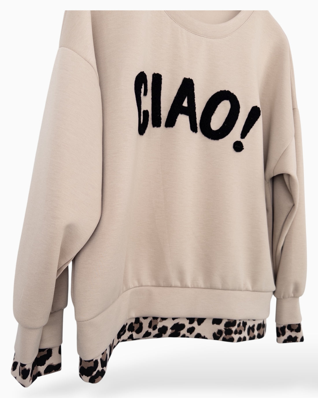 Sweatshirt Ciao beige