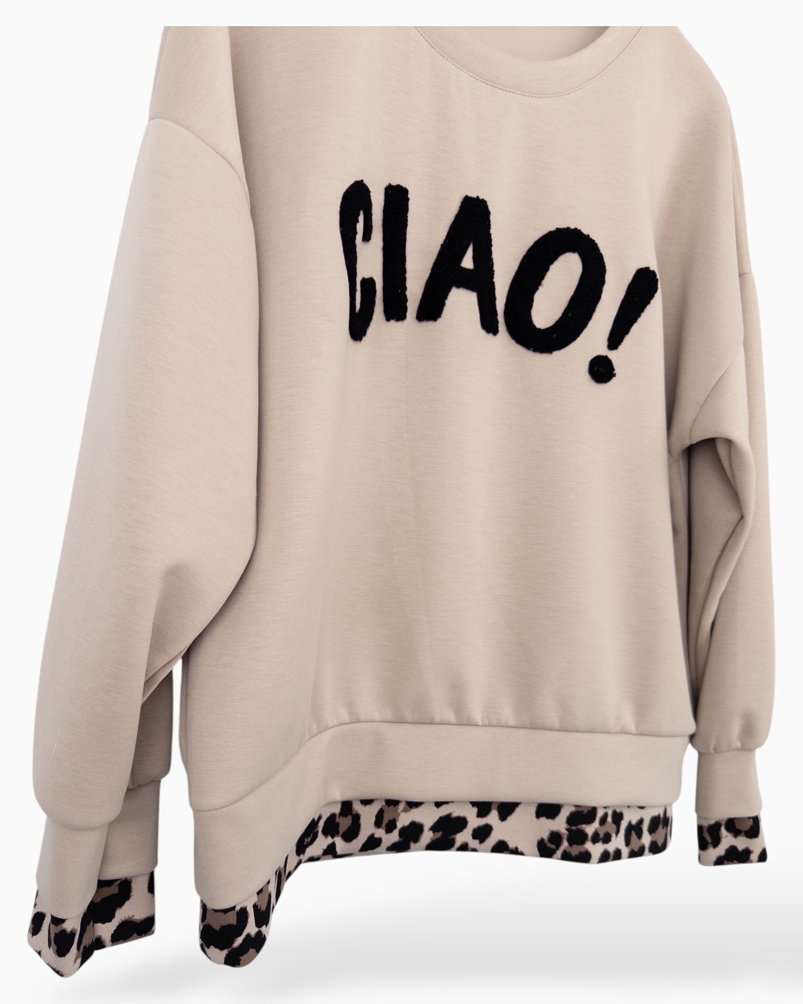 Sweatshirt Ciao beige