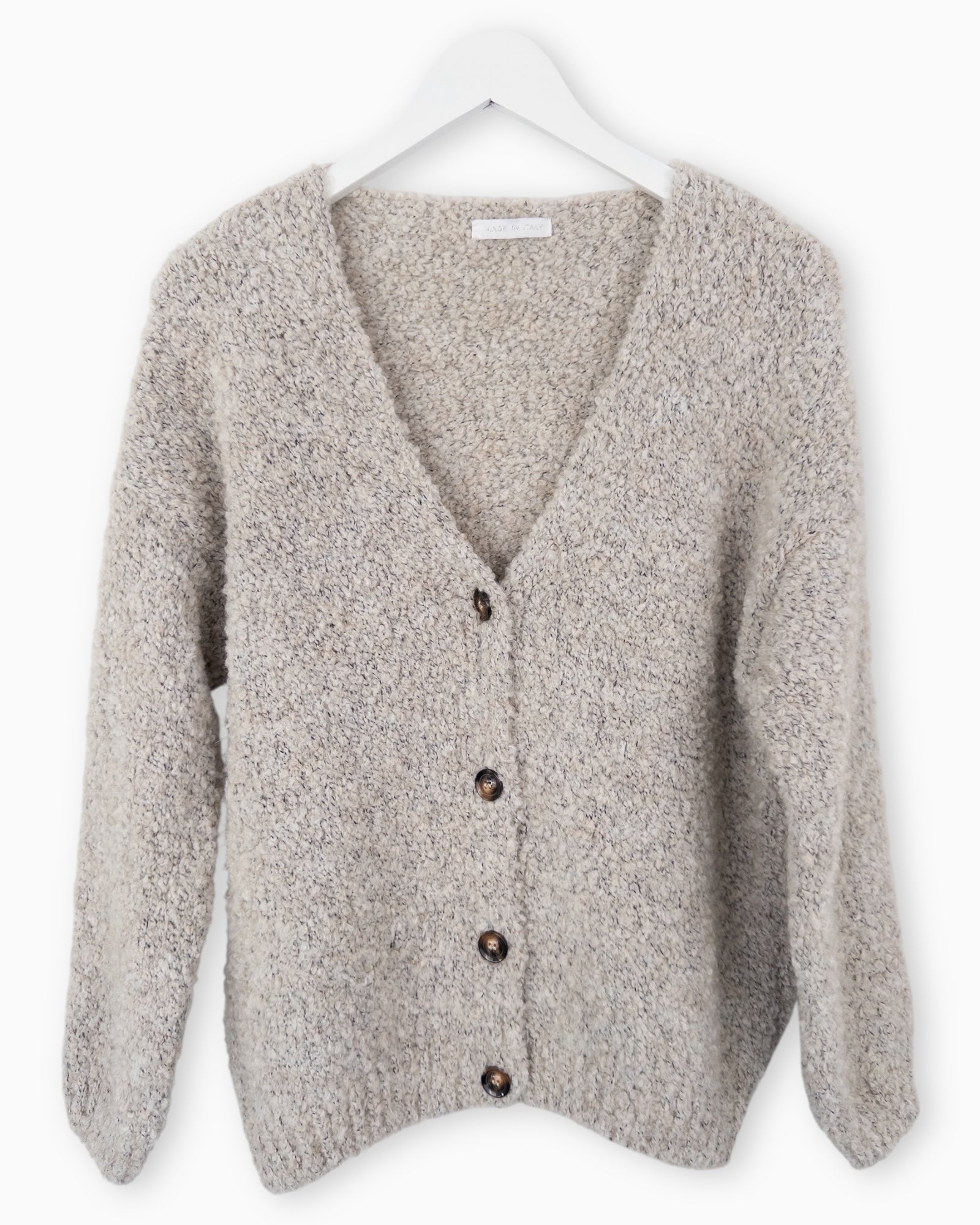 Strickjacke Maja taupe