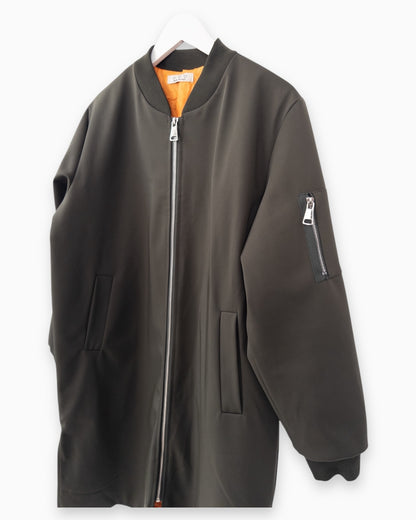 Bomber-Mantel oliv