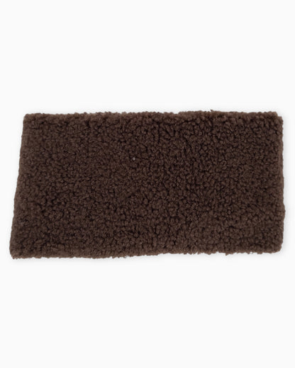 Teddy Stirnband dunkelbraun