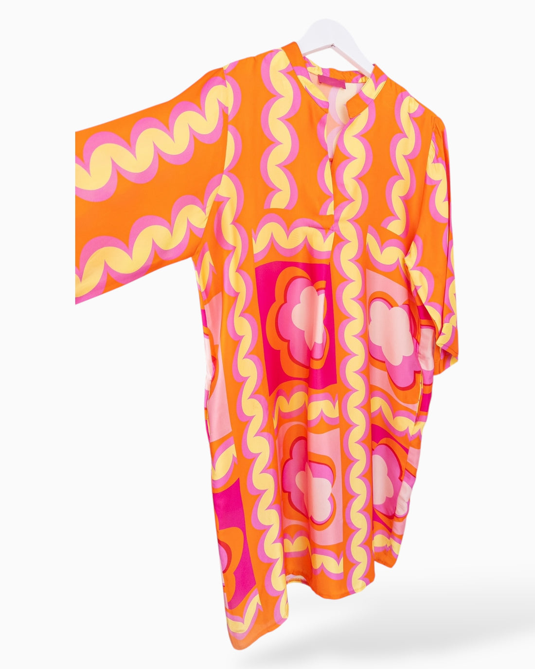 Midi Kleid orange