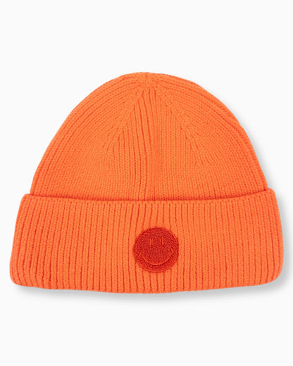 Smiley Mütze neonorange
