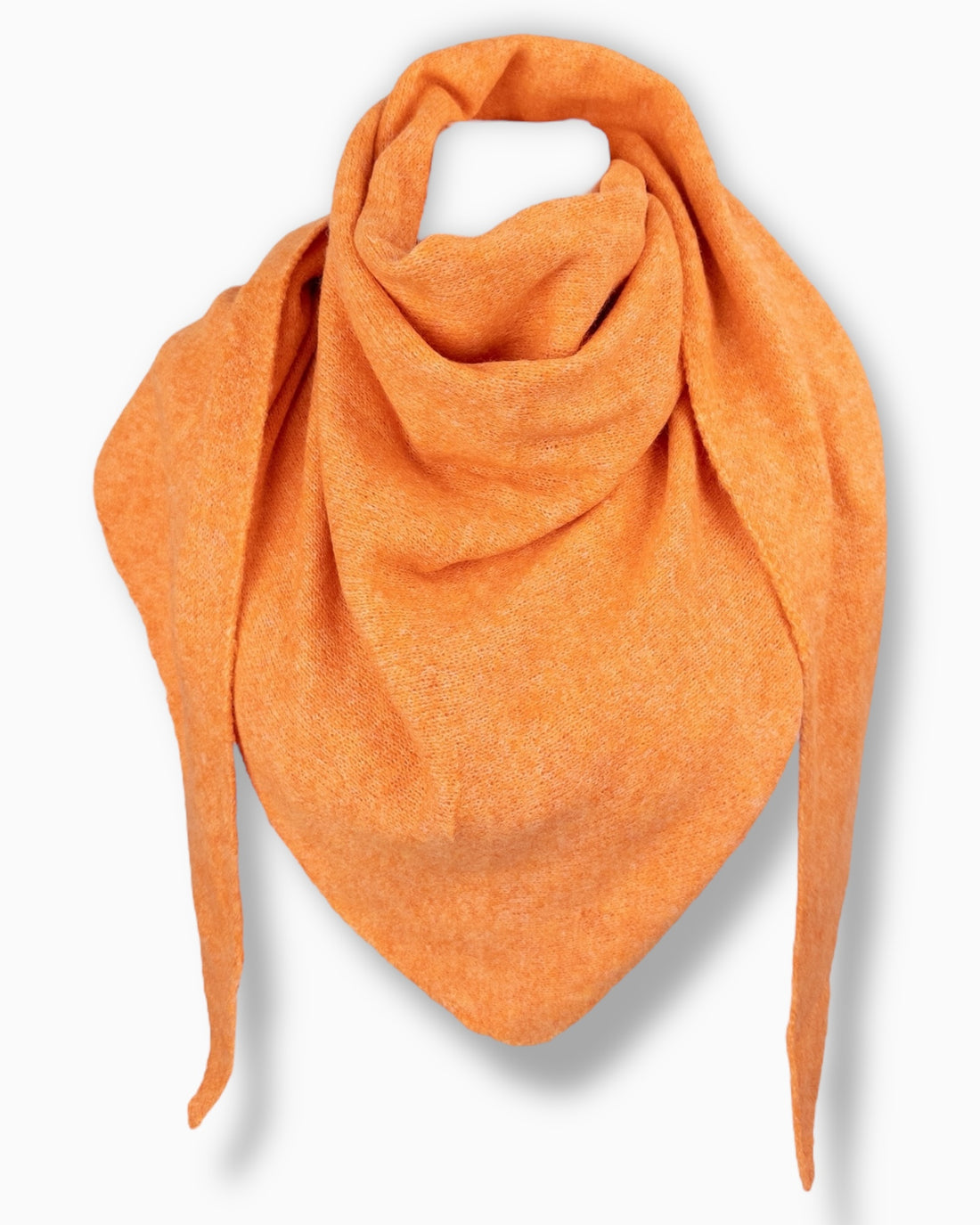 Dreieckstuch uni orange