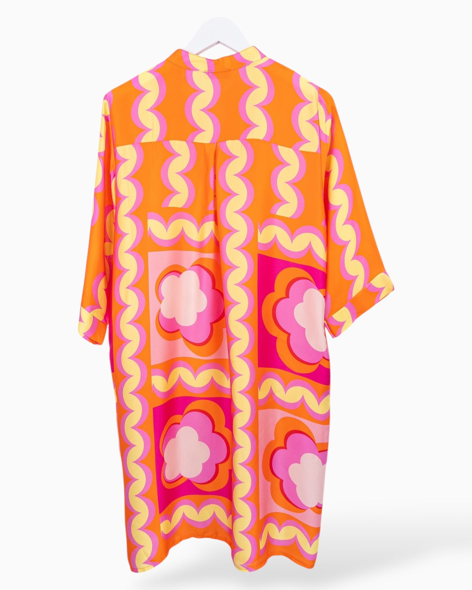 Midi Kleid orange