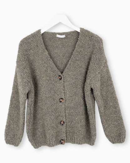 Strickjacke Maja oliv