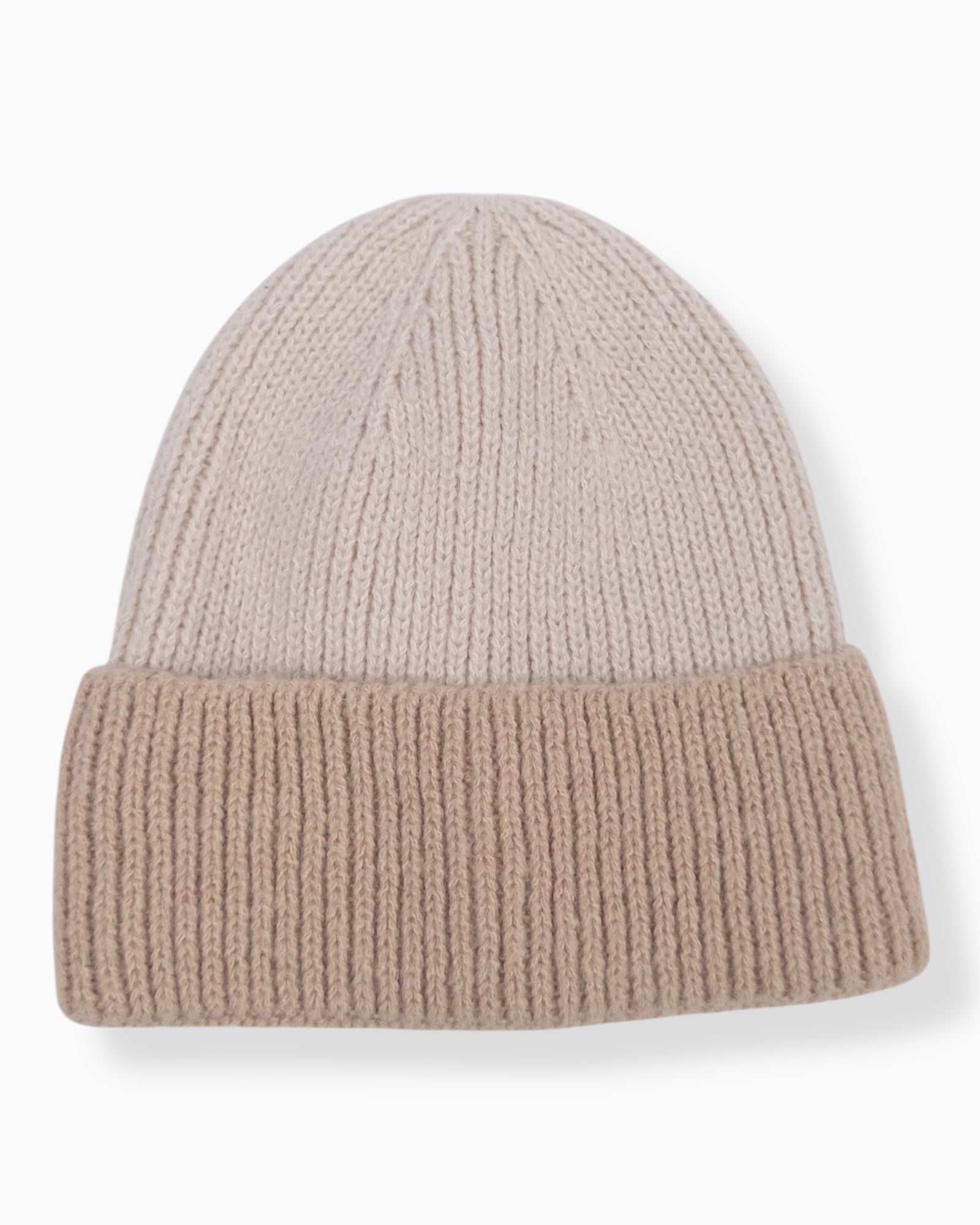 Strickmütze Leona sand beige