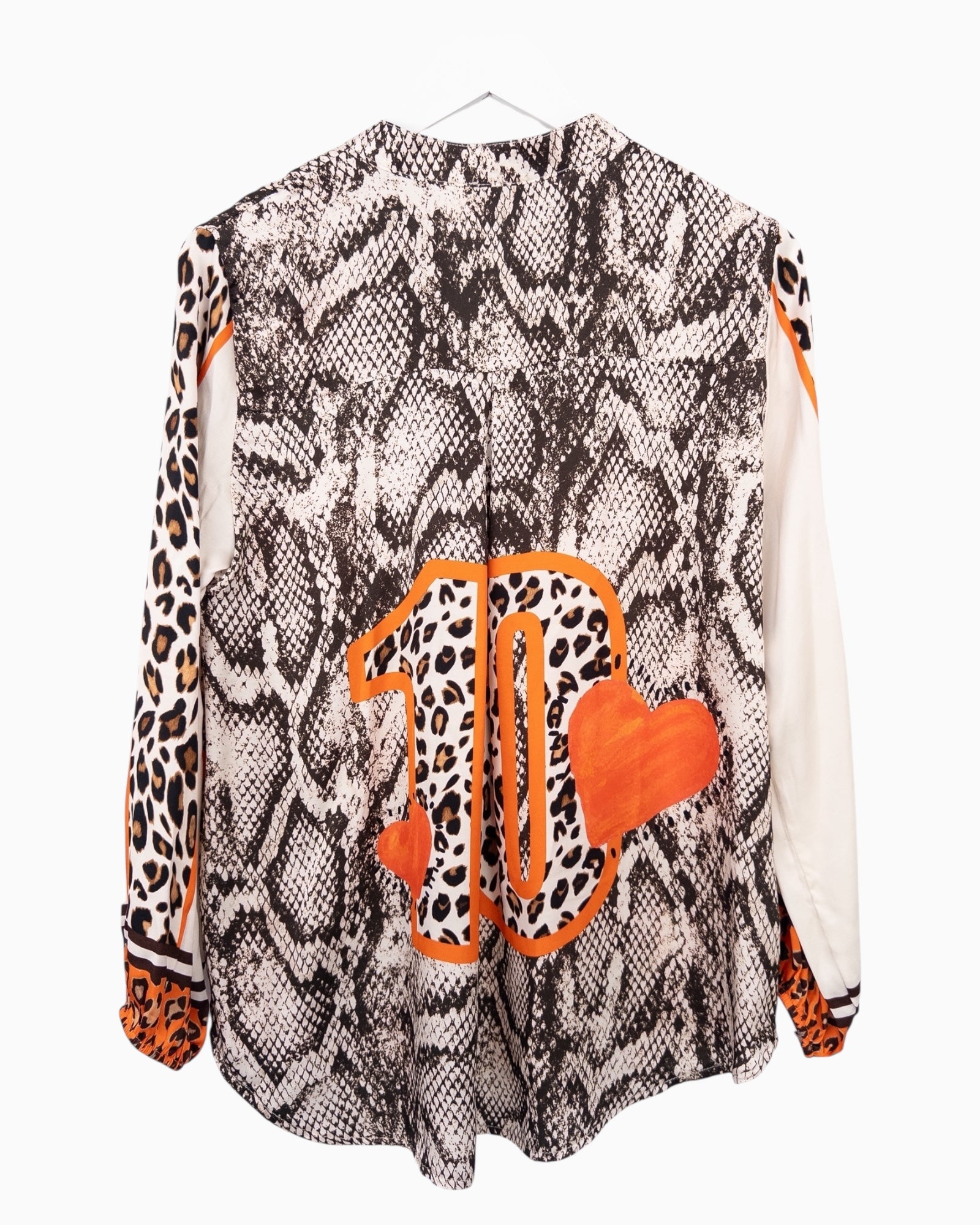 Bluse Love Wild beige orange