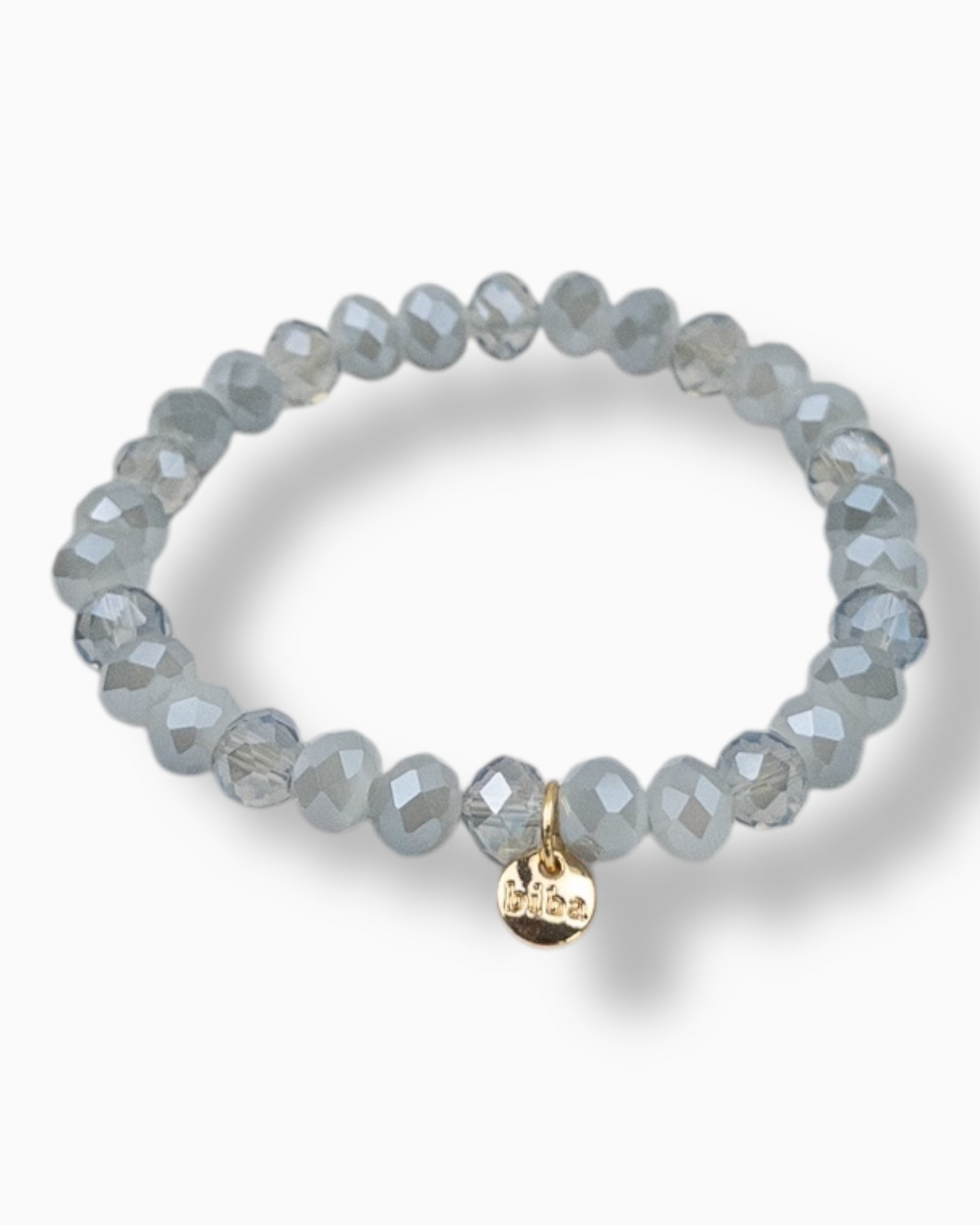 Crystal Armband grau