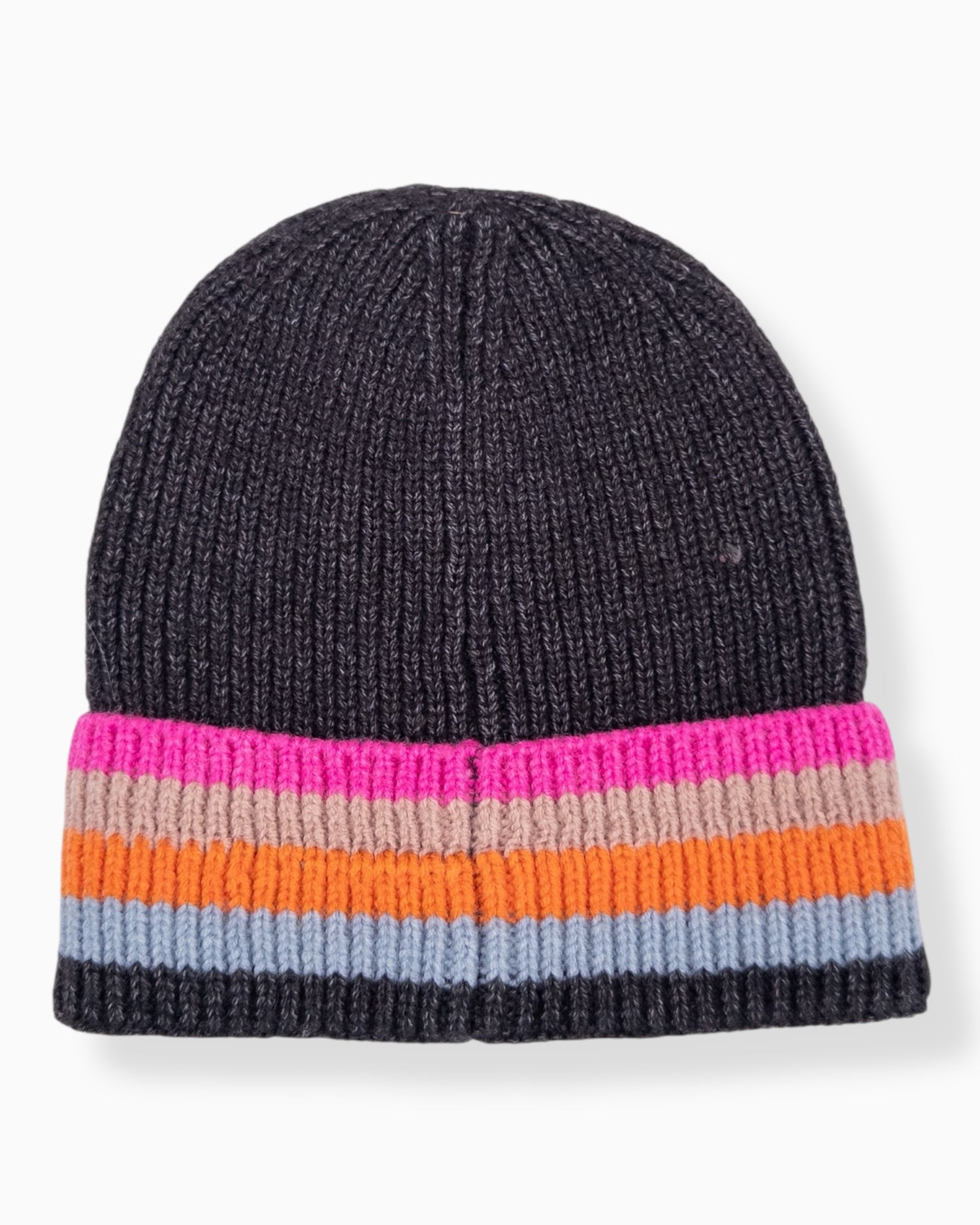 Strickmütze Rainbow schwarz