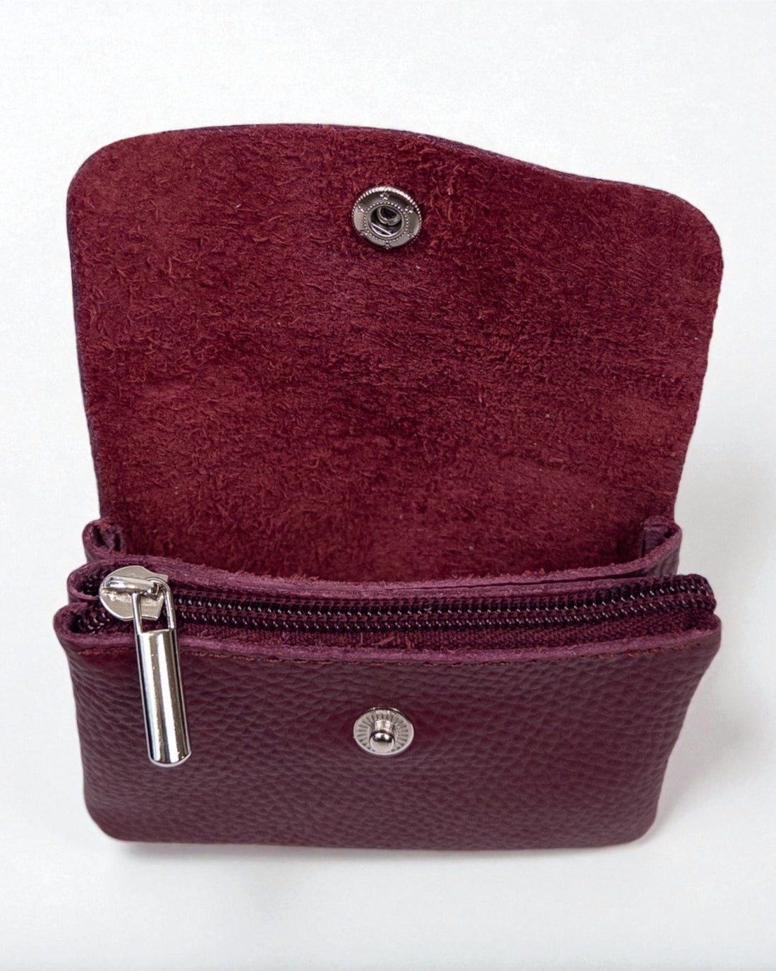 Geldbörse Leder klein berry