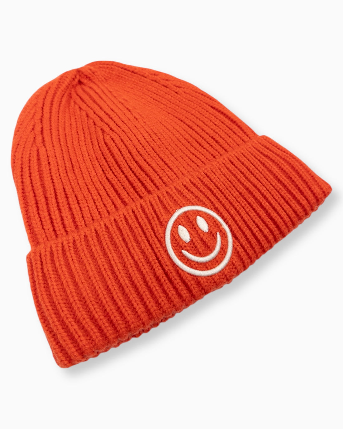 Smiley Mütze orange