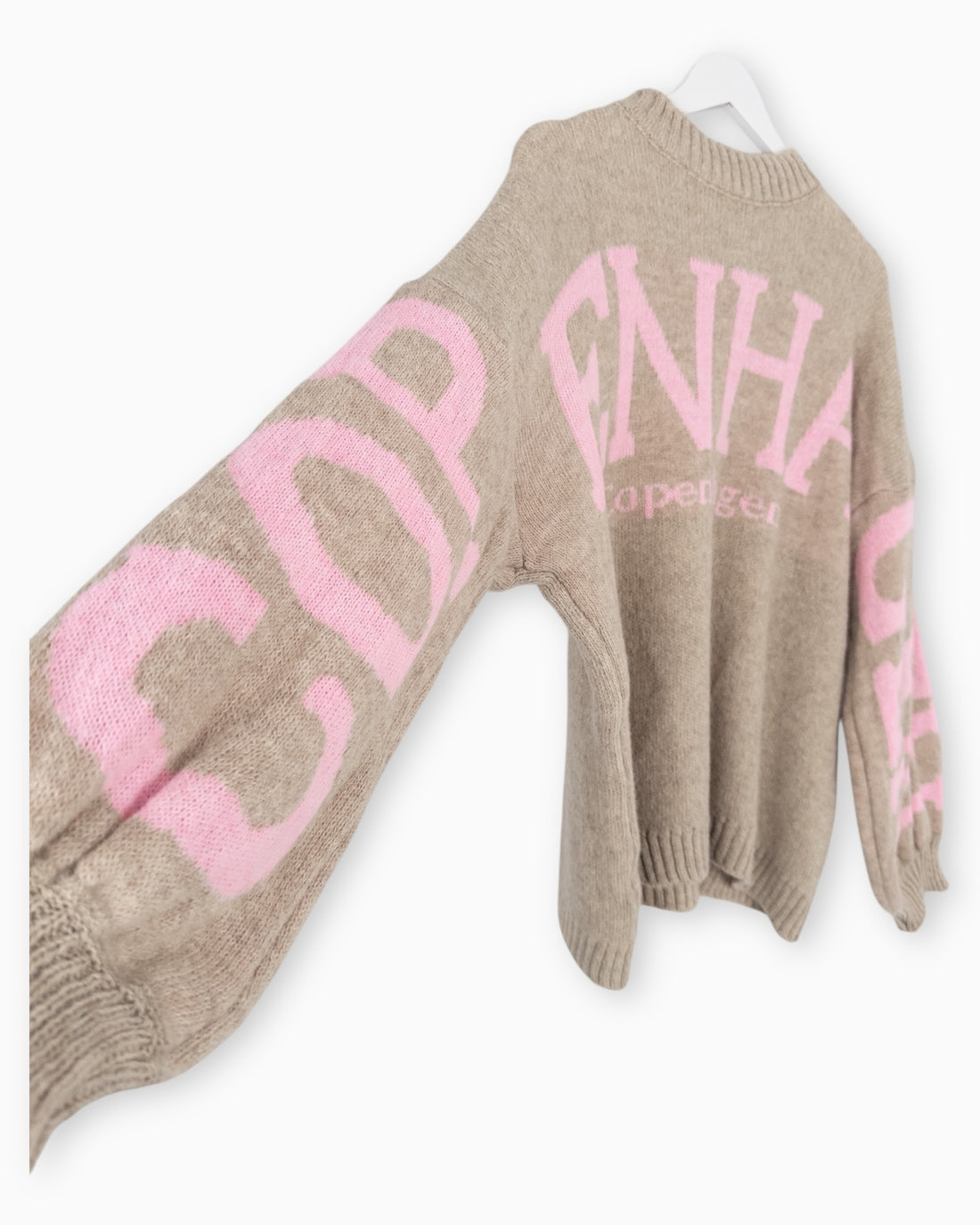 Strickpullover Copenhagen beige rosa