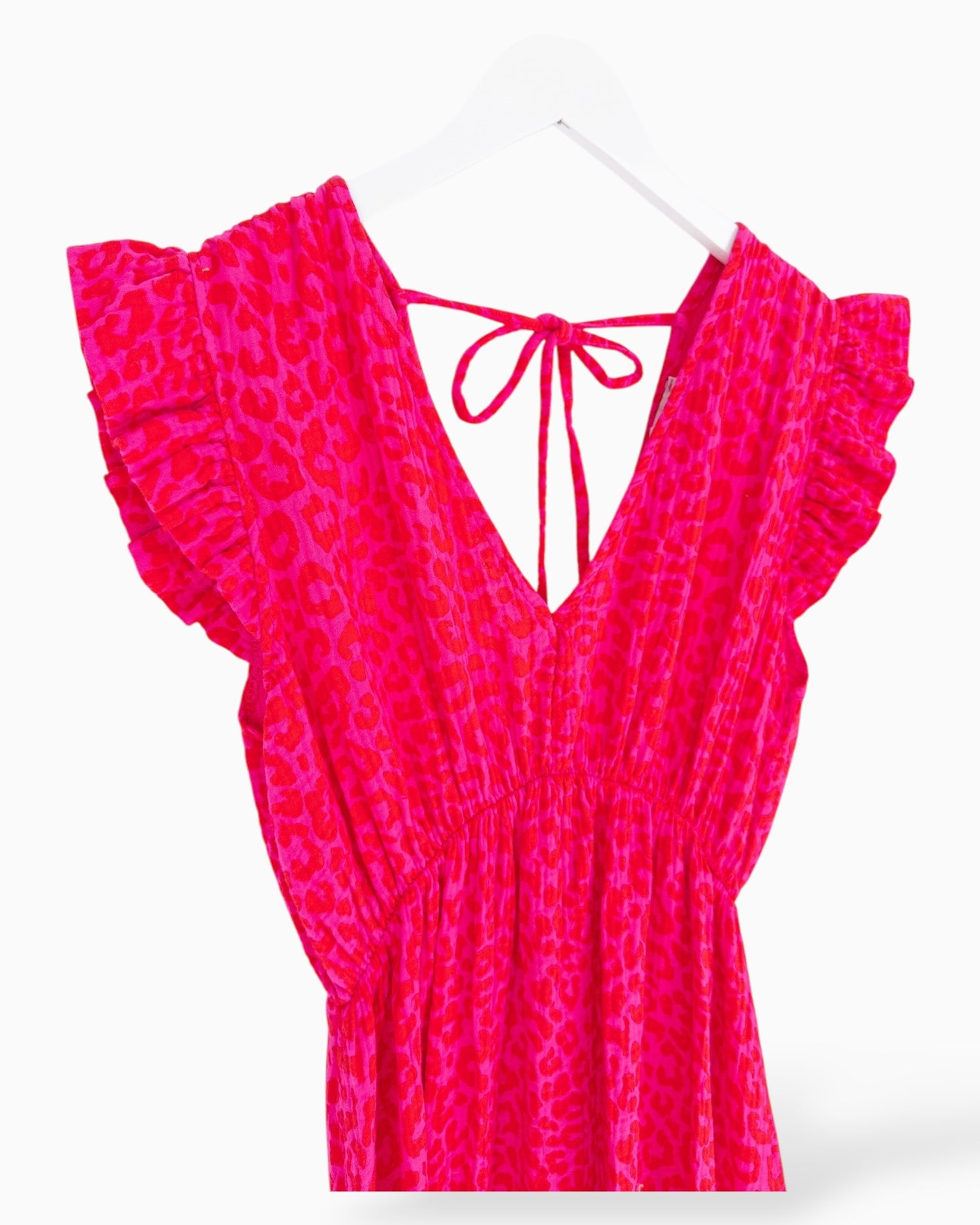 Leo Kleid aus Baumwolle pink