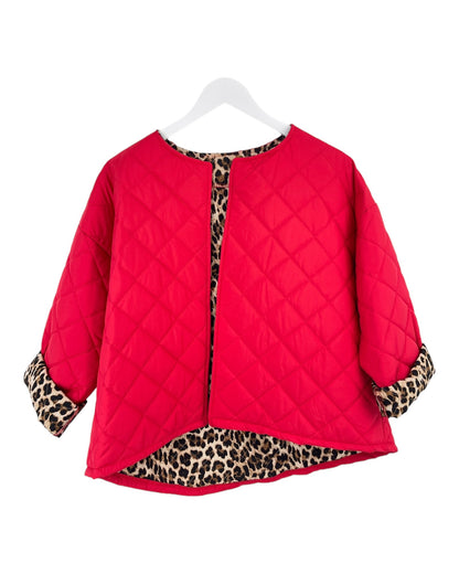 Steppjacke Leo rot