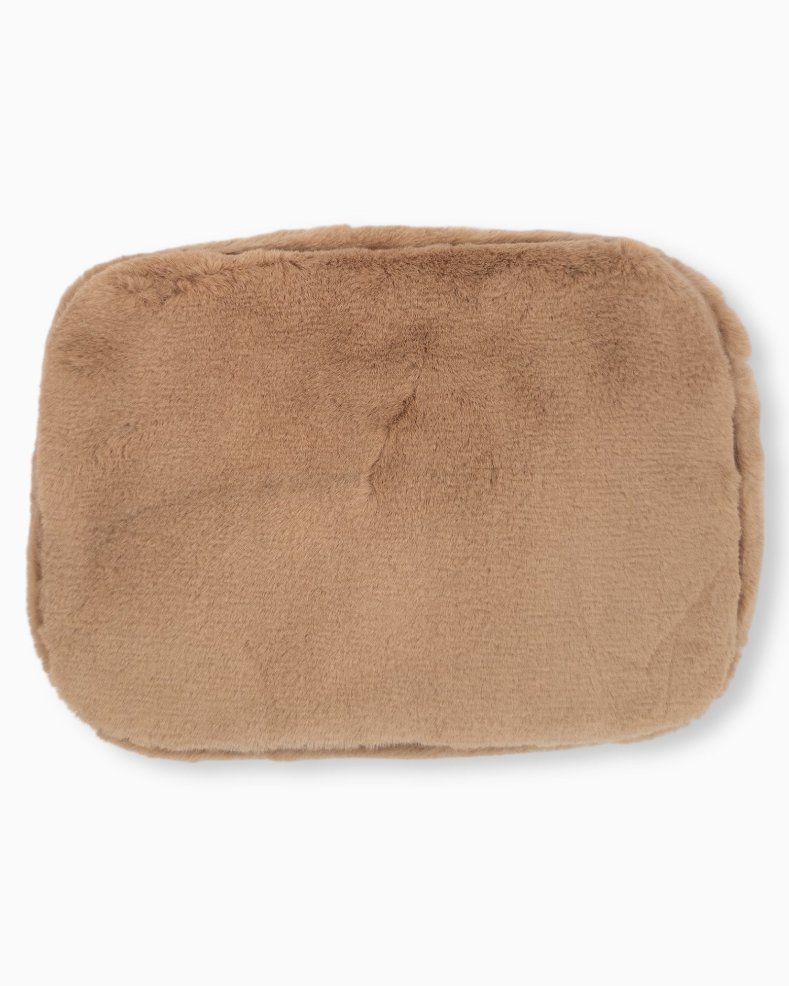 Flauschige Umhängetasche braun