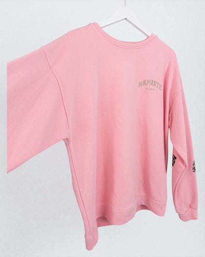 Leo Sweatshirt Namaste rosa