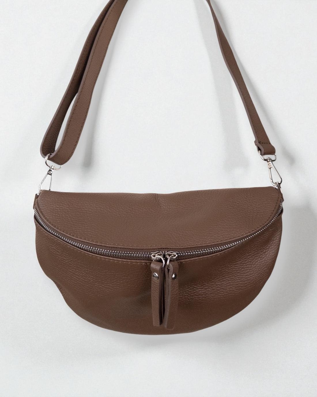 Umhängetasche Leder braun