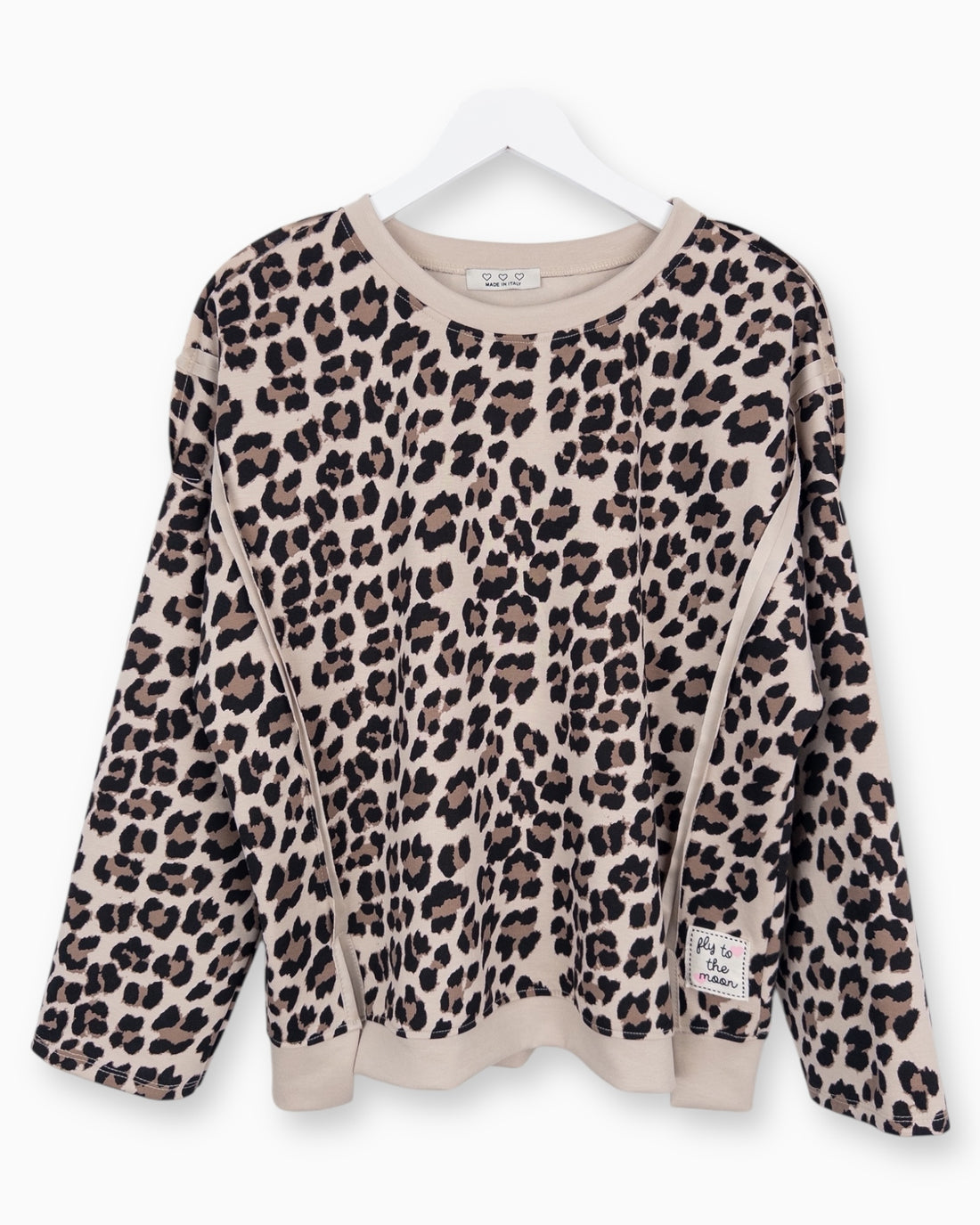 Oversize Leo Sweatshirt Luna beige