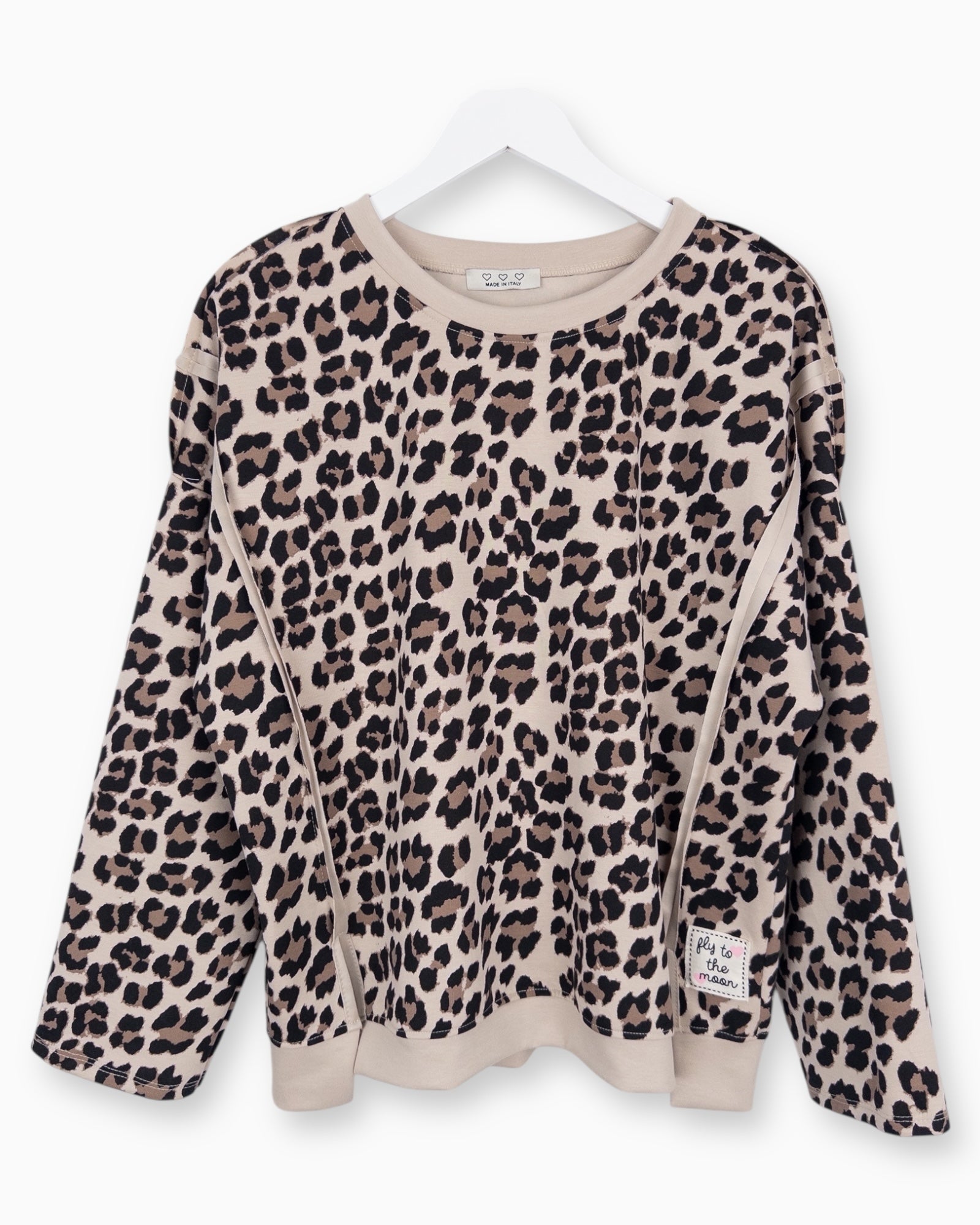 Oversize Leo Sweatshirt Luna beige