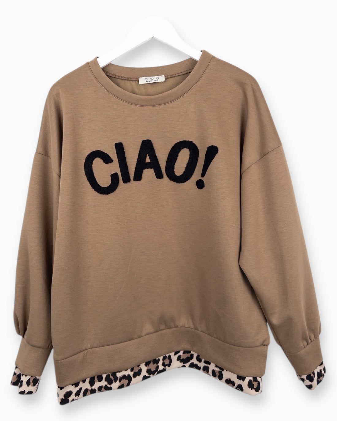 Sweatshirt Ciao hellbraun