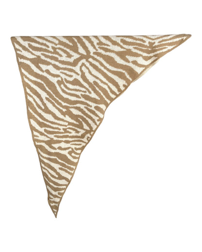 Dreieckstuch Zebra beige