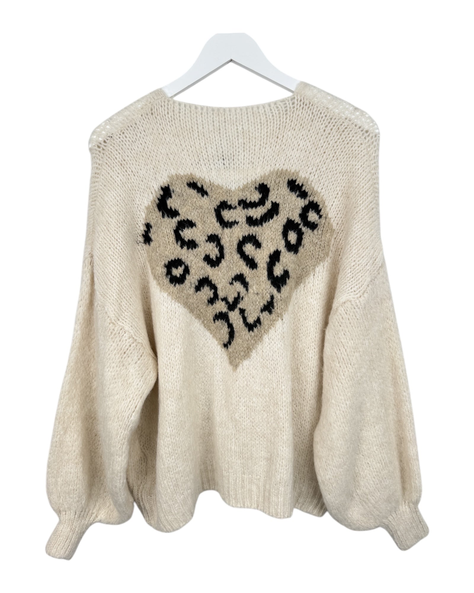 Leo Cardigan Schleife creme