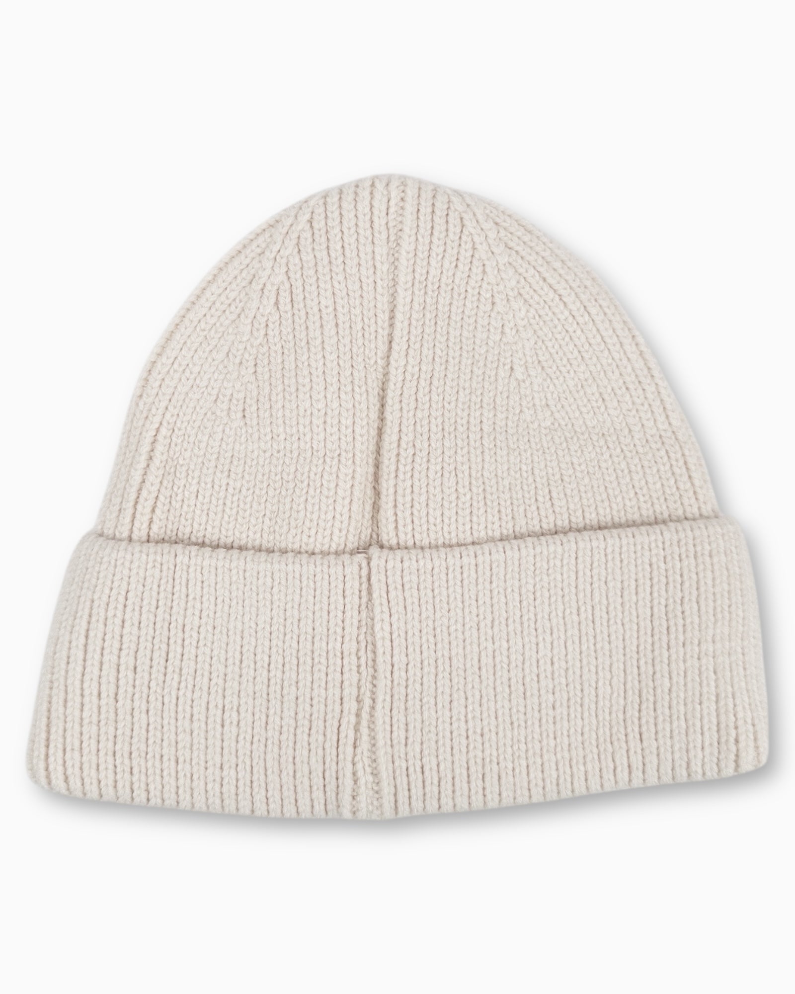 Winterwarme Mütze mit Smiley sand