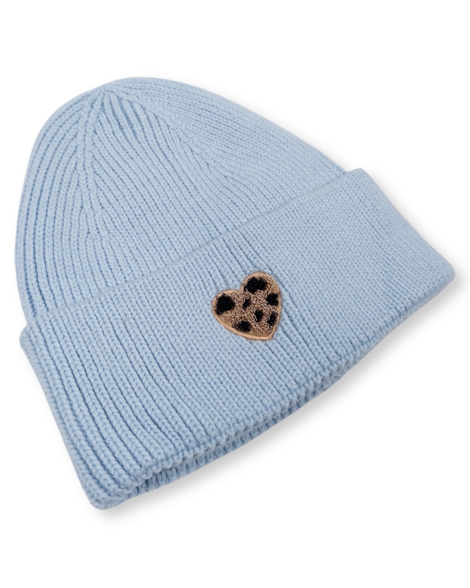 Mütze Leo Herz hellblau Gr. L