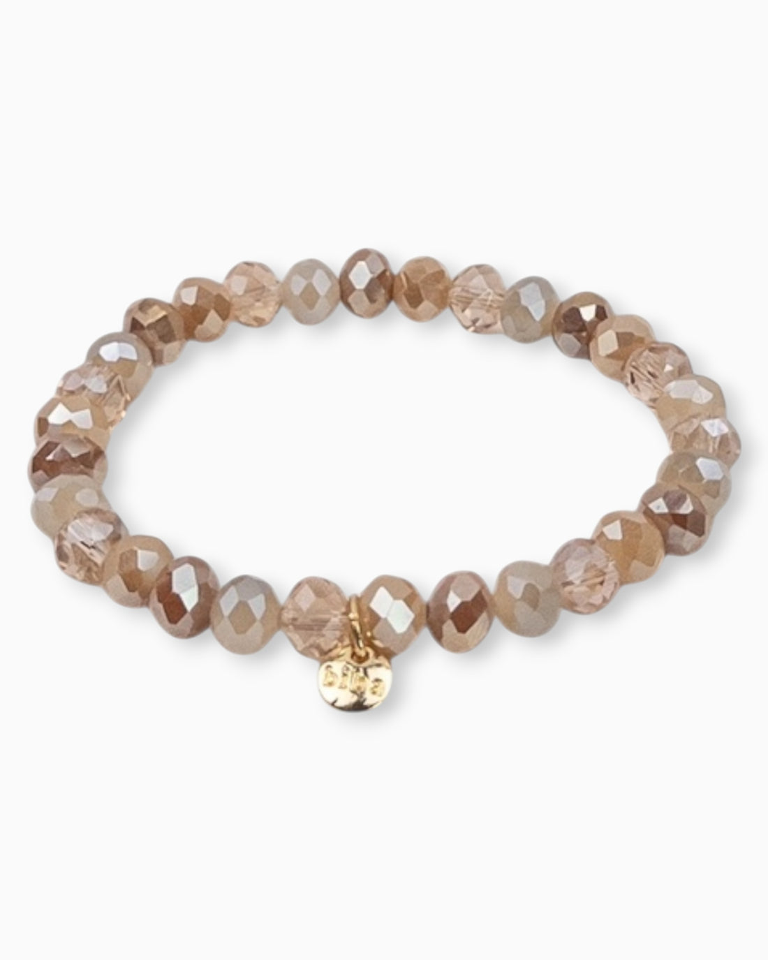 Crystal Armband beige
