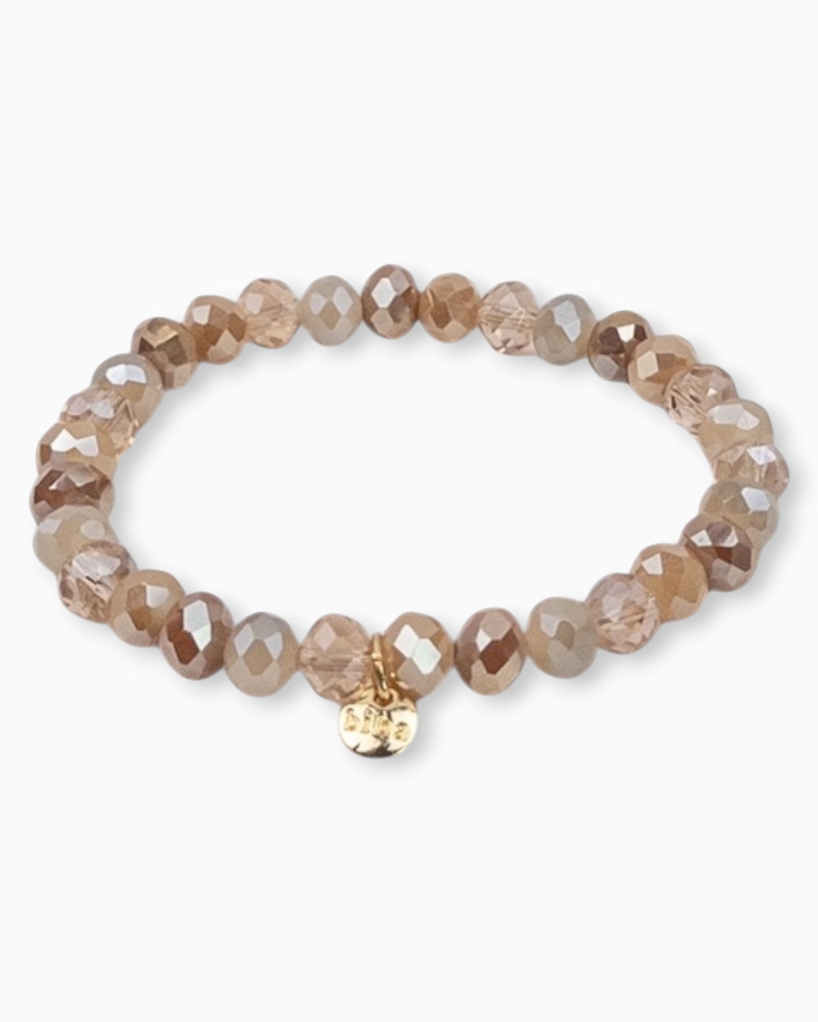 Crystal Armband beige